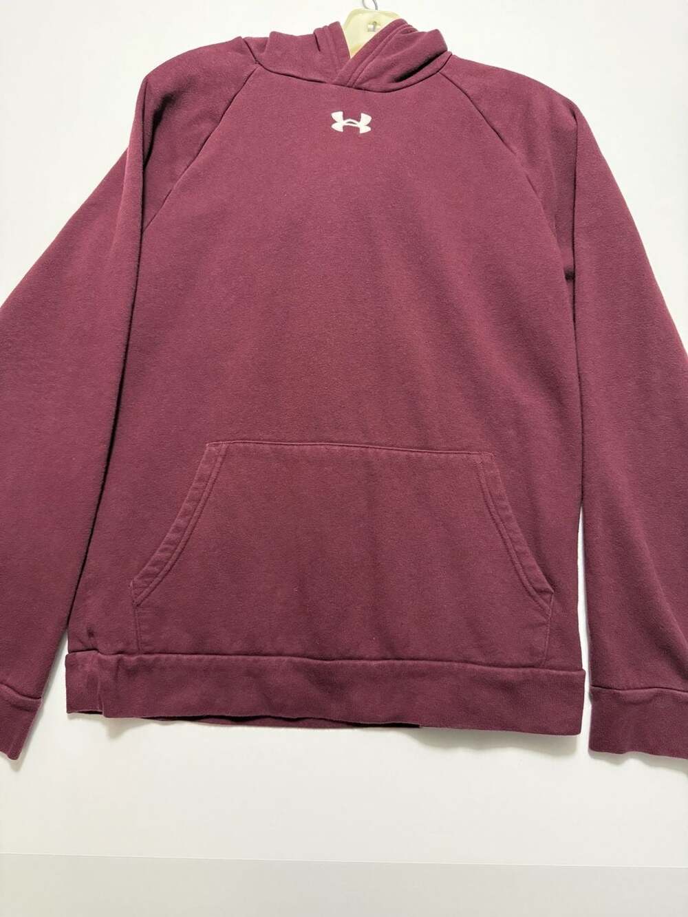 Under Armour Rival Fleece Hoodie Maroon Youth Extra Large YXL
